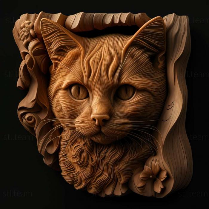 3D модель Кіт (STL)